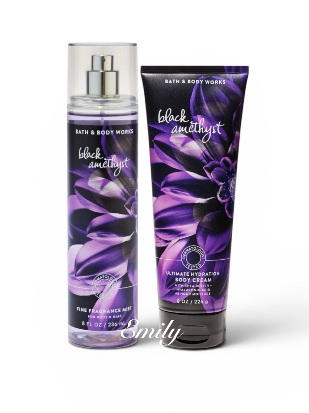 NEW! Bath & Body Works BLACK AMETHYST Fragrance Mist & Body Cream 2026